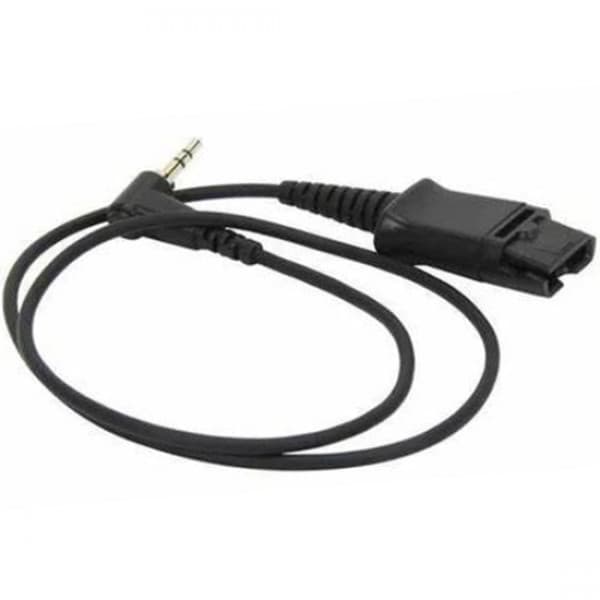 Перехідник адаптер для гарнітур Poly 2.5mm to QD Quick Disconnect Cable 45см Black (85Q30AA)