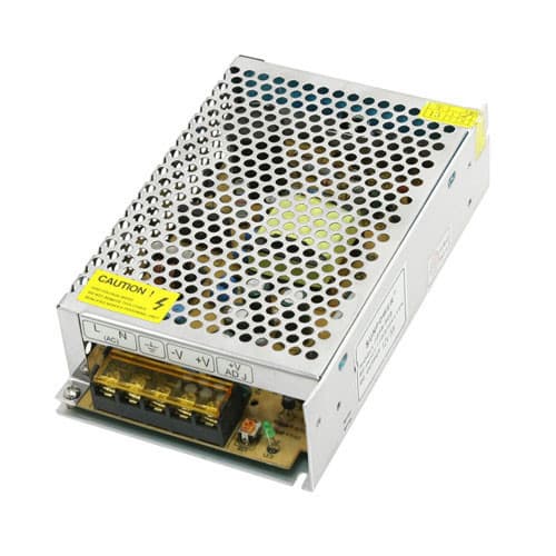 Перфорований блок живлення 12В 16.6А 200Вт 2-кан для LED-стрічок CCTV (284867)