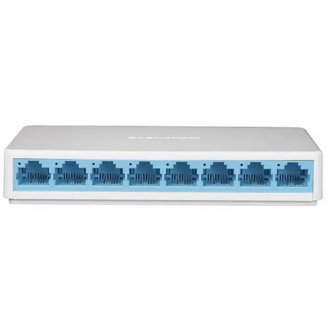 Комутатор Mercusys MS108 8 портовий /10-100 MBit/s White