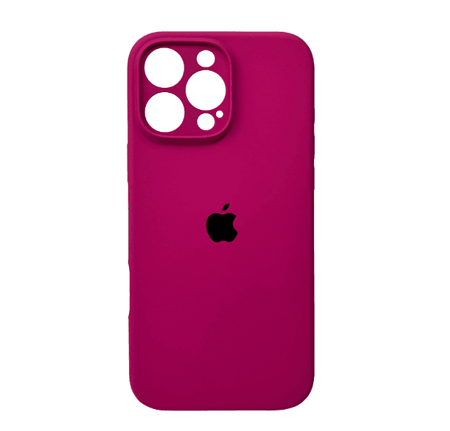 Захисний чохол-накладка Silicone Full Case AA Camera Protect для Apple iPhone 16 Pro Dragon Fruit (FullAAi16P-32)