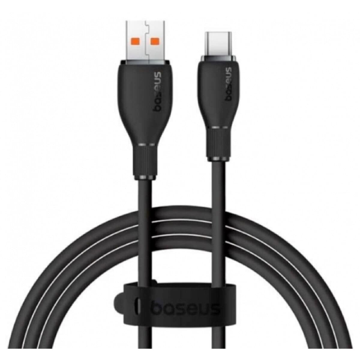 Кабель Baseus Pudding Series Fast Charging Cable USB to Type-C 100W 1.2m Black (P10355703111-00)