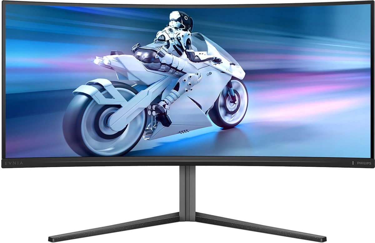 Монітор Philips 34M2C6500 34'' QD-OLED 175hz WQHD 2xHDMI DP USB-hub HAS Grey (34M2C6500/00)