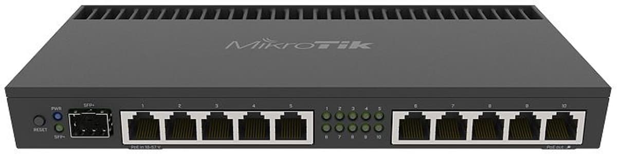 Маршрутизатор Mikrotik RB4011IGS+RM RouterBOARD with Annapurna Alpine AL21400 Cortex A15 CPU метал Black