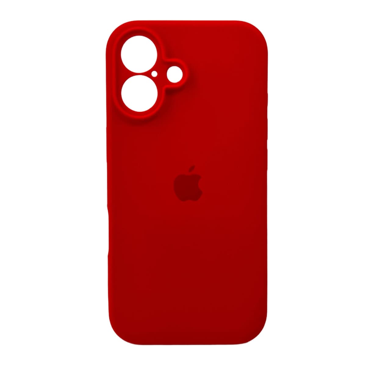 Захисний чохол-накладка Silicone Full Case AA Camera Protect для Apple iPhone 16 Red (FullAAi16-11)