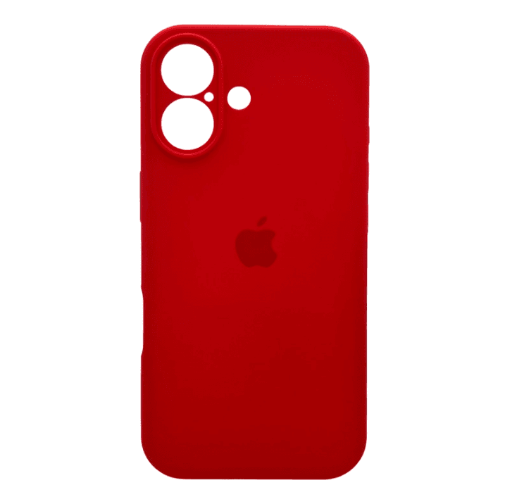 Захисний чохол-накладка Silicone Full Case AA Camera Protect для Apple iPhone 17 Berry Red (FullAAi17-43)