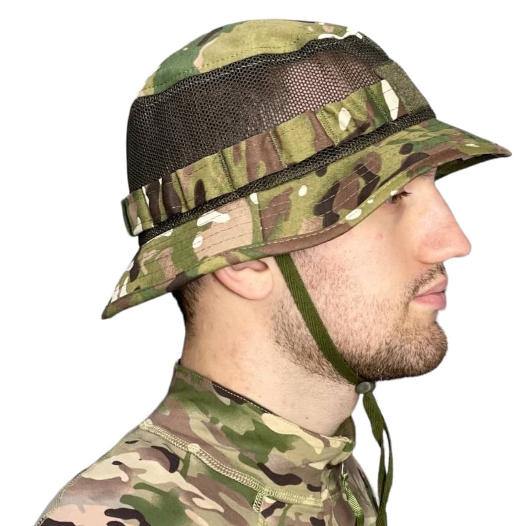 Тактична панама Ranger сітка під шеврон One Size Multicam (RA8933)