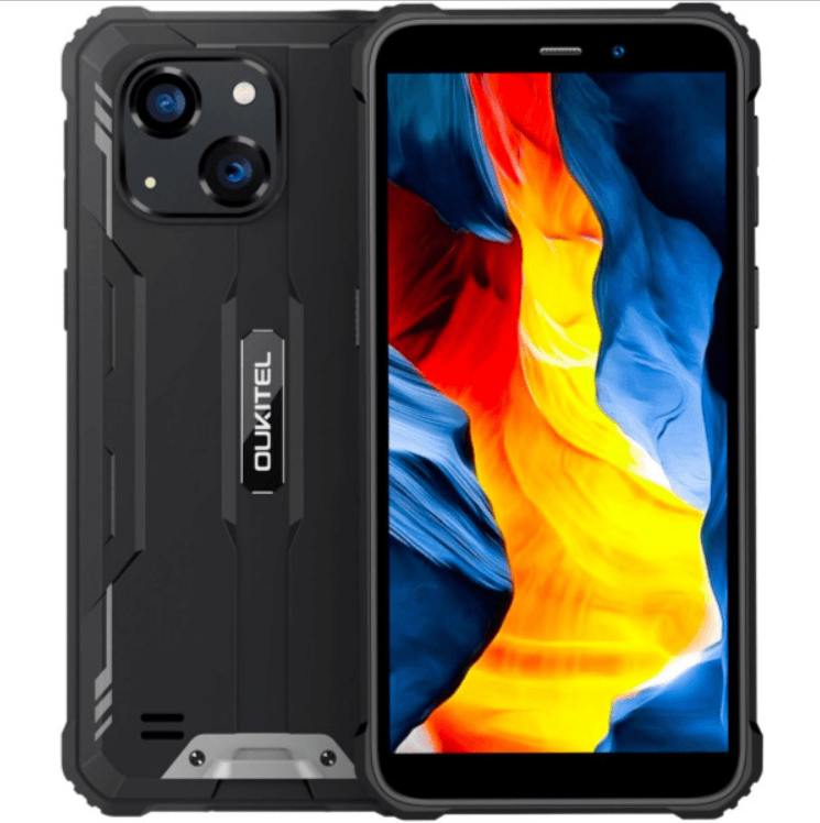 Захищений смартфон Oukitel G2 5.93 «HD+ 4GB+64GB T606 6300mAh13+5Мп IP69K NFC Black