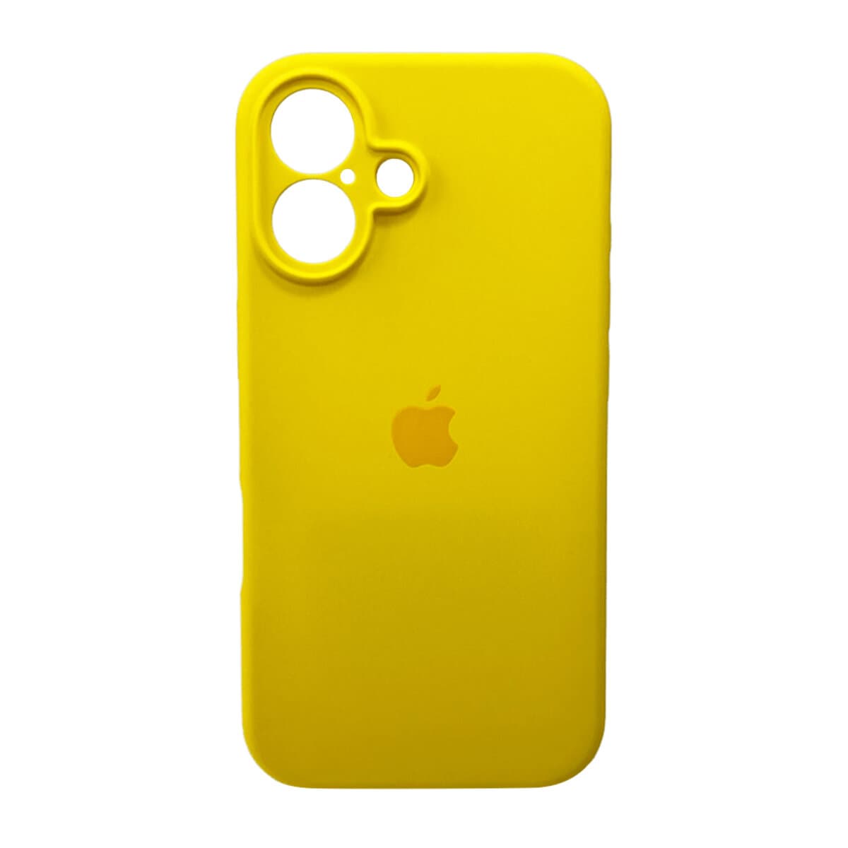 Захисний чохол-накладка Silicone Full Case AA Camera Protect для Apple iPhone 16 Sunny Yellow (FullAAi16-56)