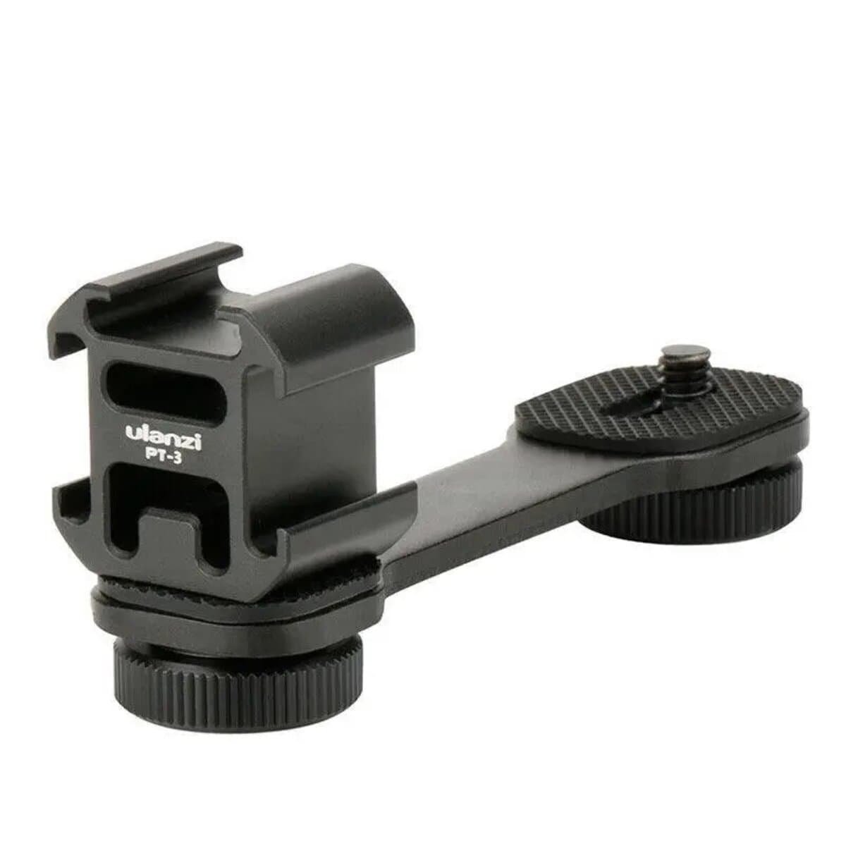 Адаптер кронштейн для камери Ulanzi Vijim PT-3 Gimbal Microphone Extension 3 Cold Shoe Mounts Black (UV-0897)