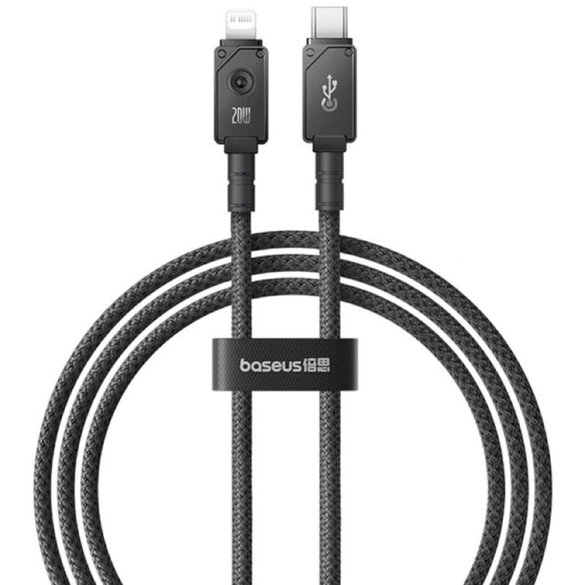Кабель Baseus Unbreakable Series Fast Charging Data Cable Type-C to Lightning 20W 2m Cluster Black (P10355803111-01)