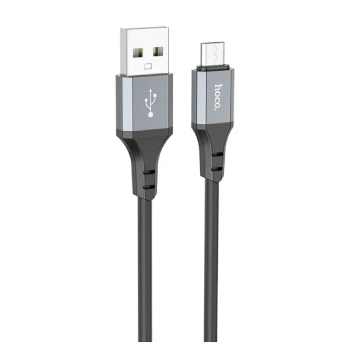 Кабель Hoco X92 Honest USB to Micro-USB silicone charging data cable 3м 2.4А Black