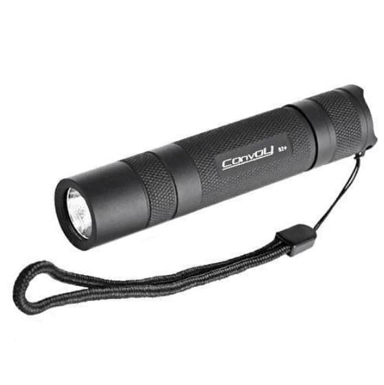 Ультрафіолетовий ліхтар Convoy S2+ Nichia UV 700мА 365нм УФ 18650 Black (285100)