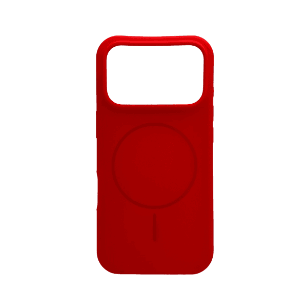 Защитный чехол-накладка Cosmic Silicone Case Magnetic для Apple iPhone 17 Pro Red (SilMag17P-14)