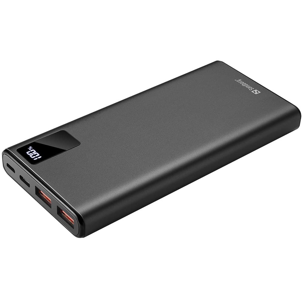 Powerbank павербанк УМБ Sandberg PD 10000mAh 20W 2xUSB Type-C OUT Black (420-58)