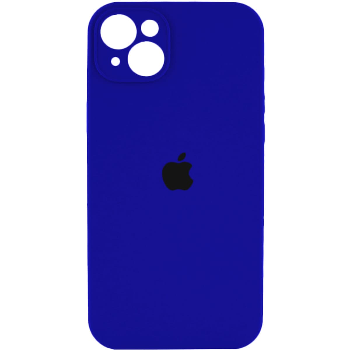 Защитный чехол-накладка Silicone Full Case AA Camera Protect для Apple iPhone 15 Shiny Blue (FullAAi15-45)