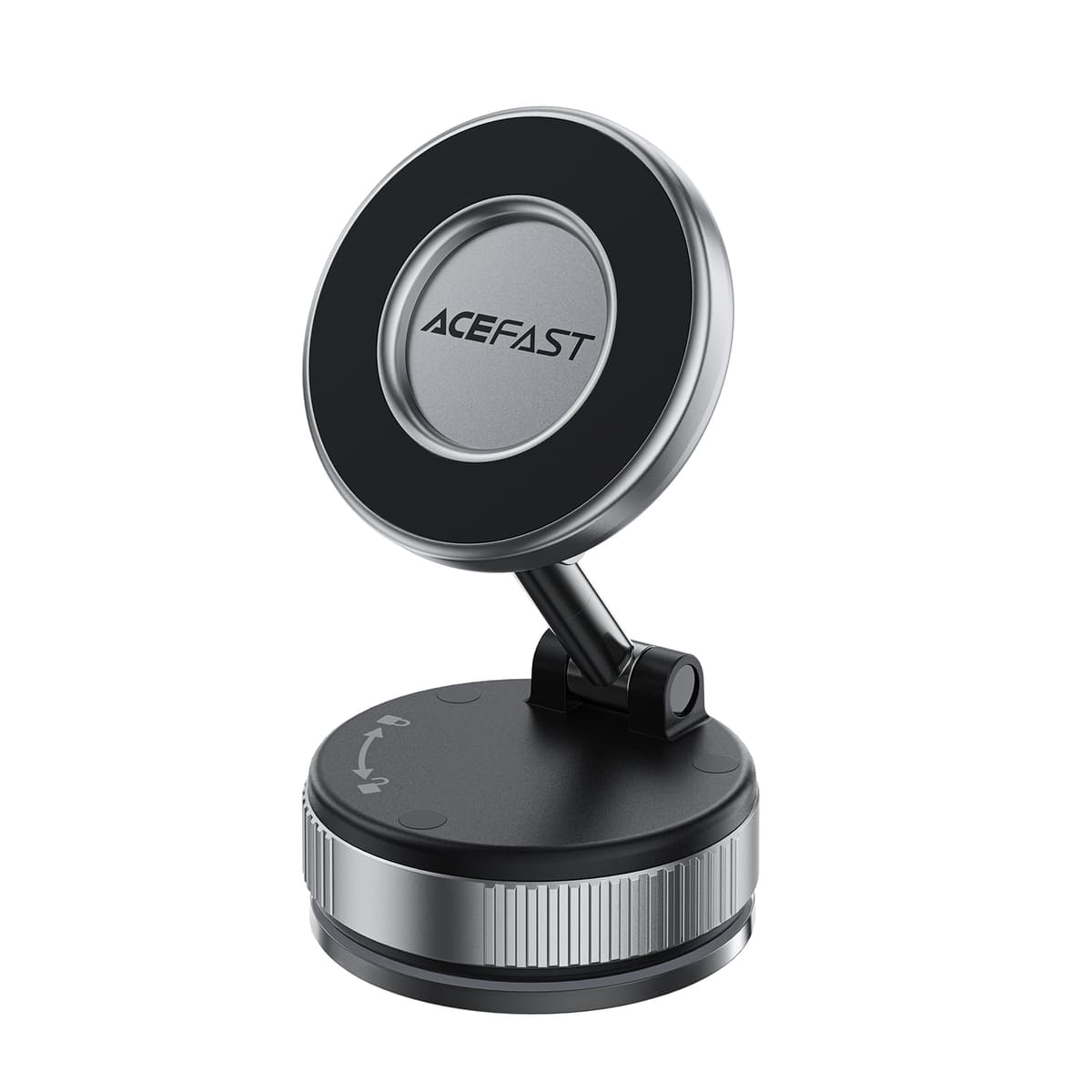 Держатель для телефона автодержатель ACEFAST E28 manual suction cup magnetic Phone holder Metal Grey
