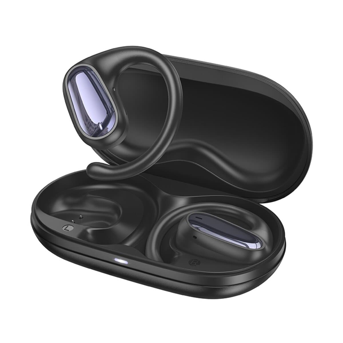 Бездротові навушники HOCO EA4 Cloud open true wireless sleep BT5.3 headset 500mAh Black