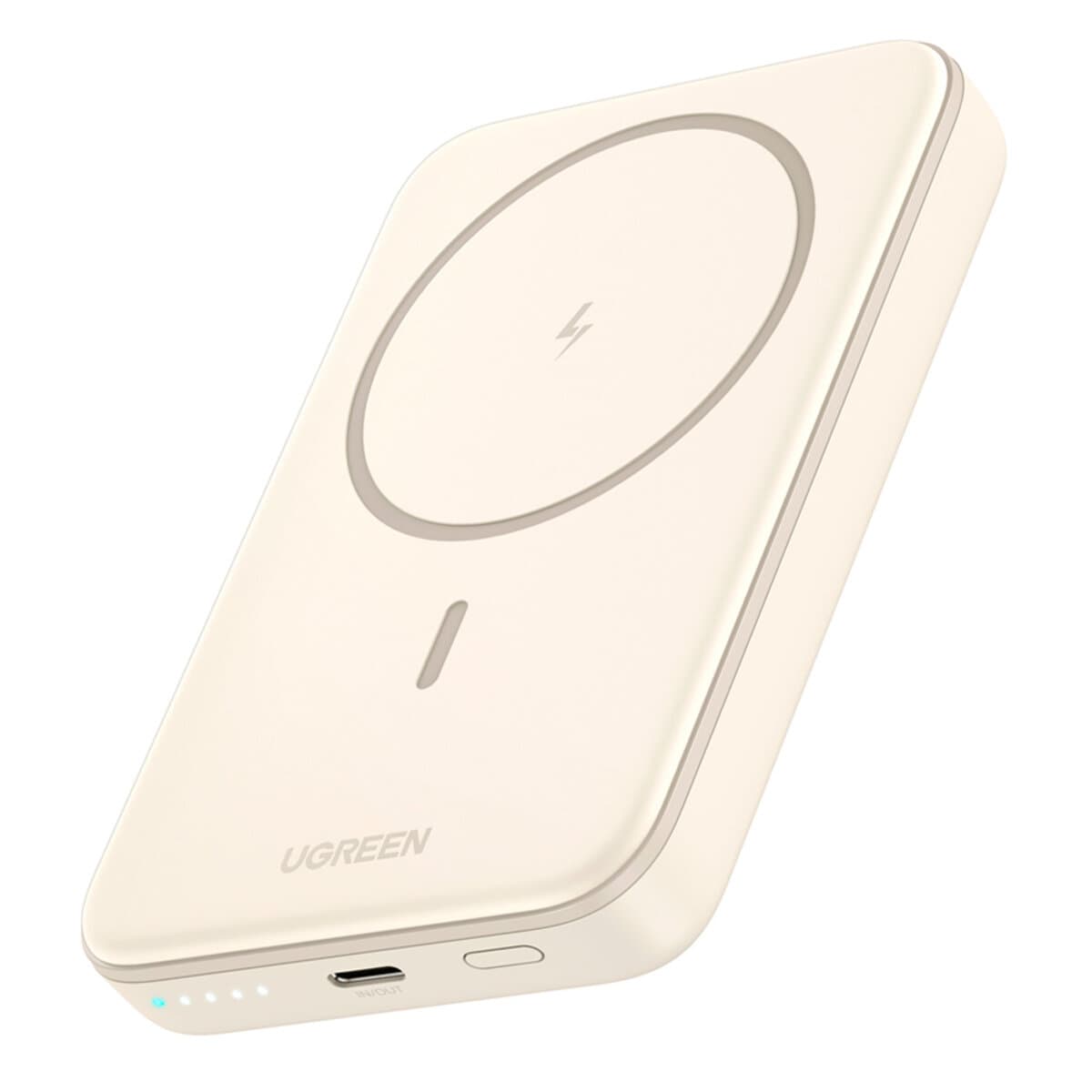 Powerbank павербанк УМБ UGREEN PB561 10000mAh MIni Magnetic Wireless 20W Li-ion Beige (UGR-25208)