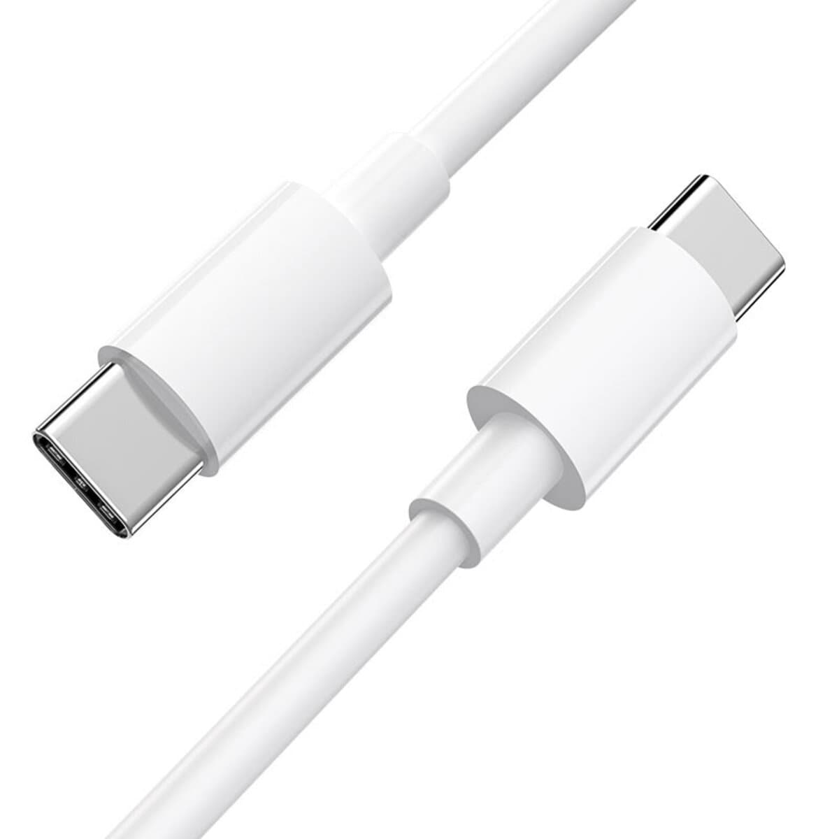 Кабель BOROFONE BX44 Type-C to Type-C 5A 100W 1m ABS connectors White (BX44CC1W)