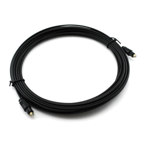 Аудіо оптичний кабель Toslink to Toslink 10м OD2.2 Black (312905)