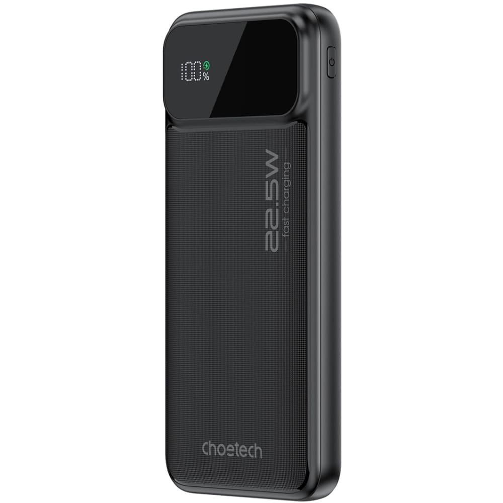 Powerbank павербанк УМБ Choetech 10000mAh 22.5W PD QC3.0 2xUSB-A 1xType-C Black (B728-CCBK)