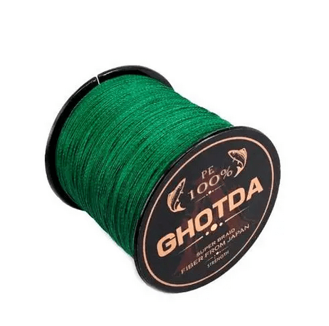 Плетений рибальський шнур GHOTDA 300м 0.13мм 5.4кг 4 жили Green (318309)