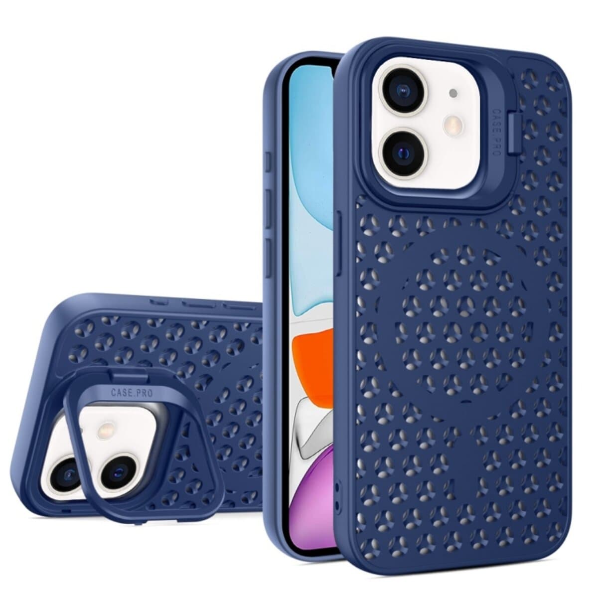 Защитный чехол-накладка Cosmic Grater Stand для Apple iPhone 11 Blue (GRASTiP11Blue)