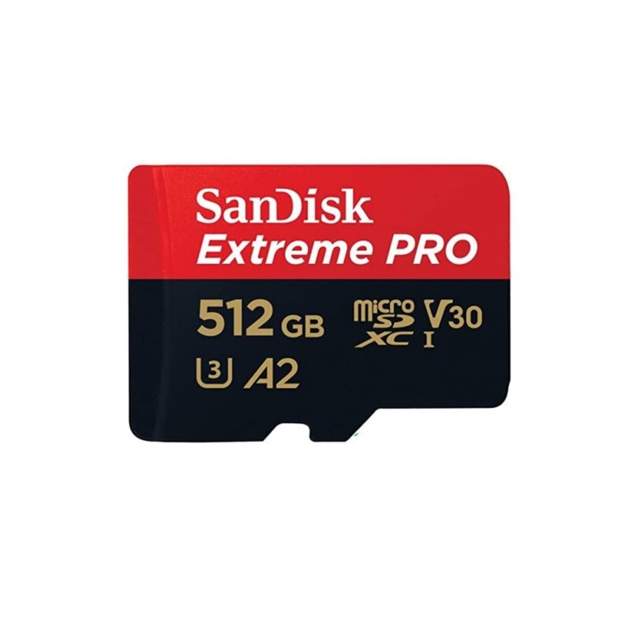 Карта пам'яті SanDisk Extreme Pro A2 512Gb microSDXC (UHS-1 U3) class 10 V30 R200MB/s,W140MB/s adapter (SDSQXCD-512G-GN6MA)