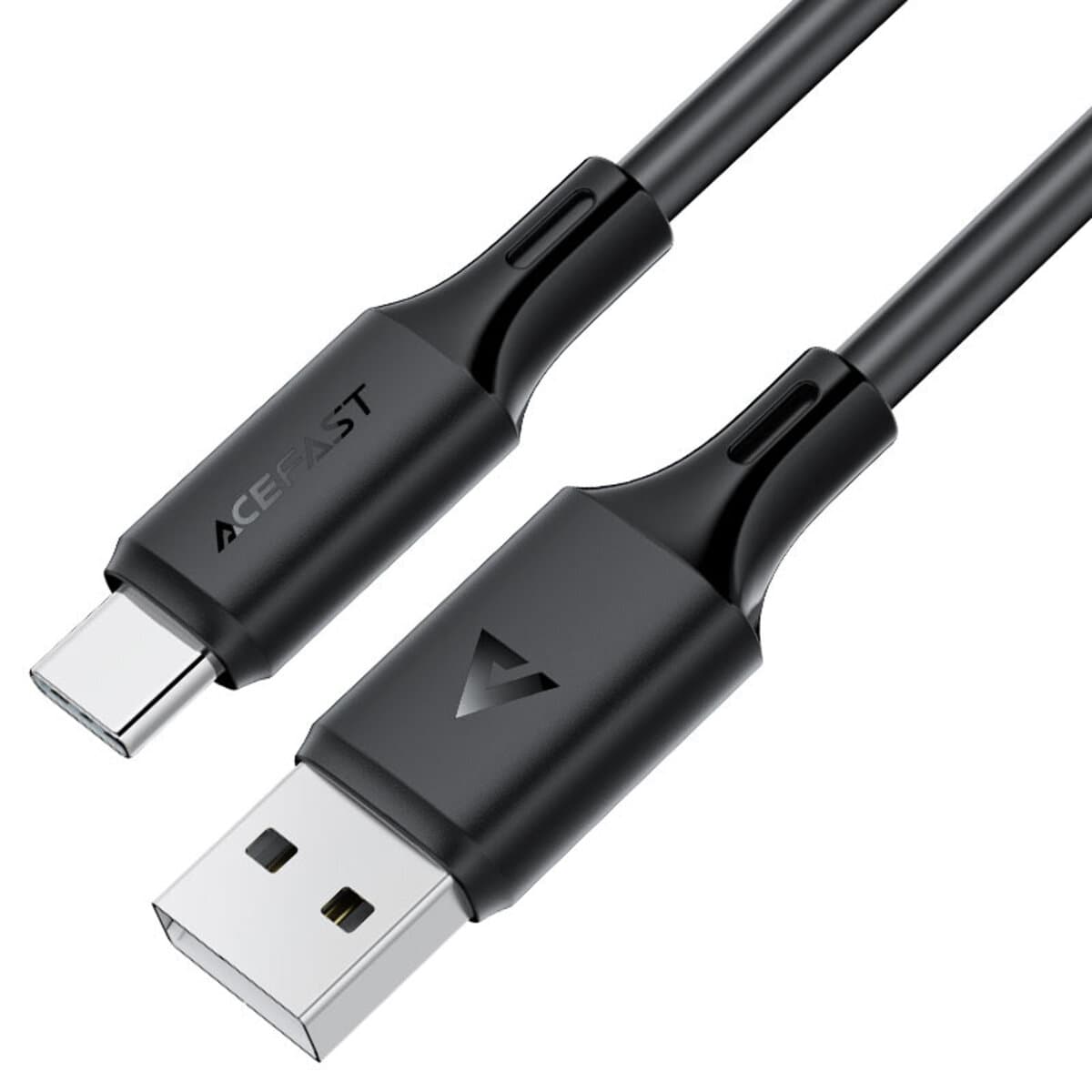 Кабель ACEFAST C17-04 USB to Type-C silicone charging data cable 3A 1.2m Black