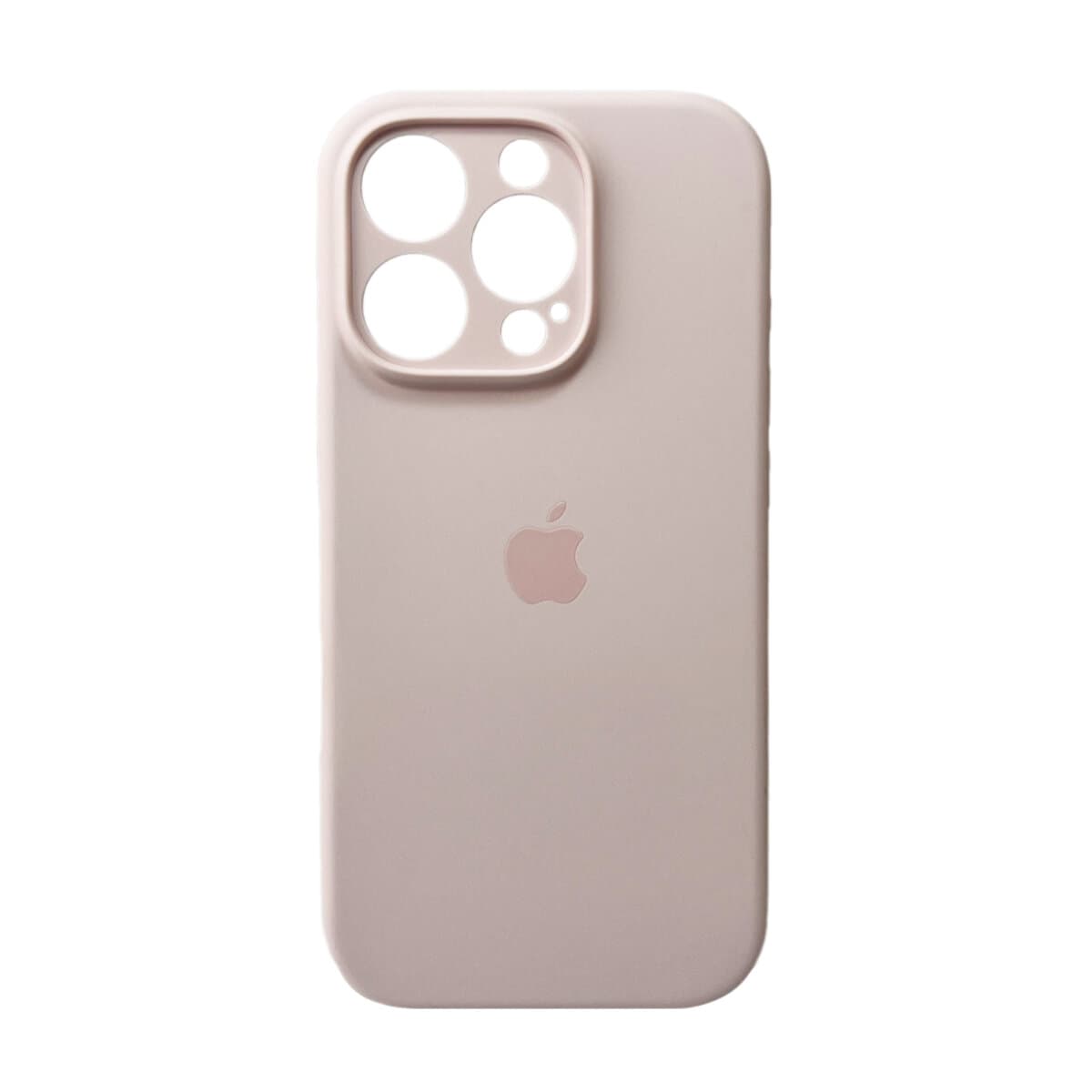 Защитный чехол-накладка Silicone Full Case AA Camera Protect для Apple iPhone 16 Pro Max Dusty Pink (FullAAi16PM-57)