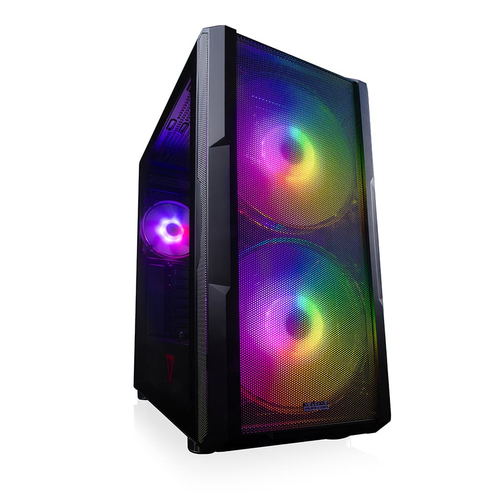 Корпус для комп'ютера Modecom AMIRANI ARGB BLACK fans 2x200mm+1x120mm без БЖ ATX Black (AT-AMIRANI-PG-10-000000-0)