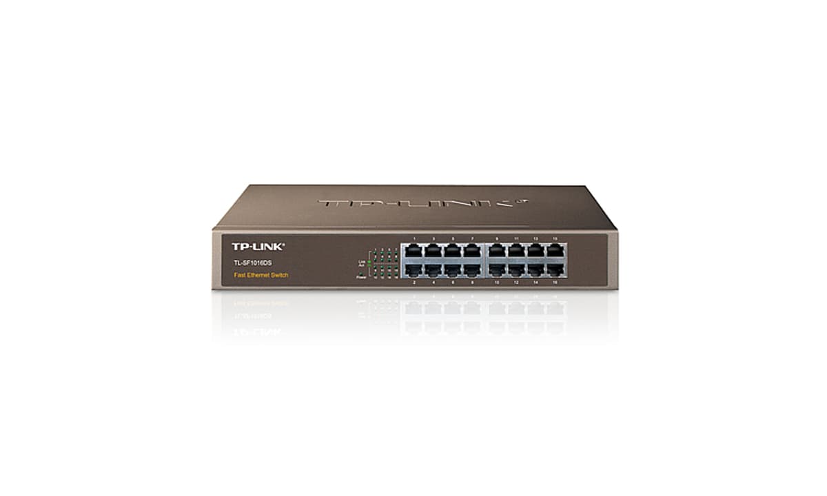 Комутатор TP-LINK TL-SF1016DS 16 портовий 10/100 Метал