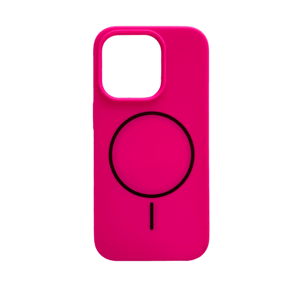 Захисний чохол-накладка Cosmic Silicone Case Magnetic для Apple iPhone 15 Pro Shiny Pink (SilMag15P-52)