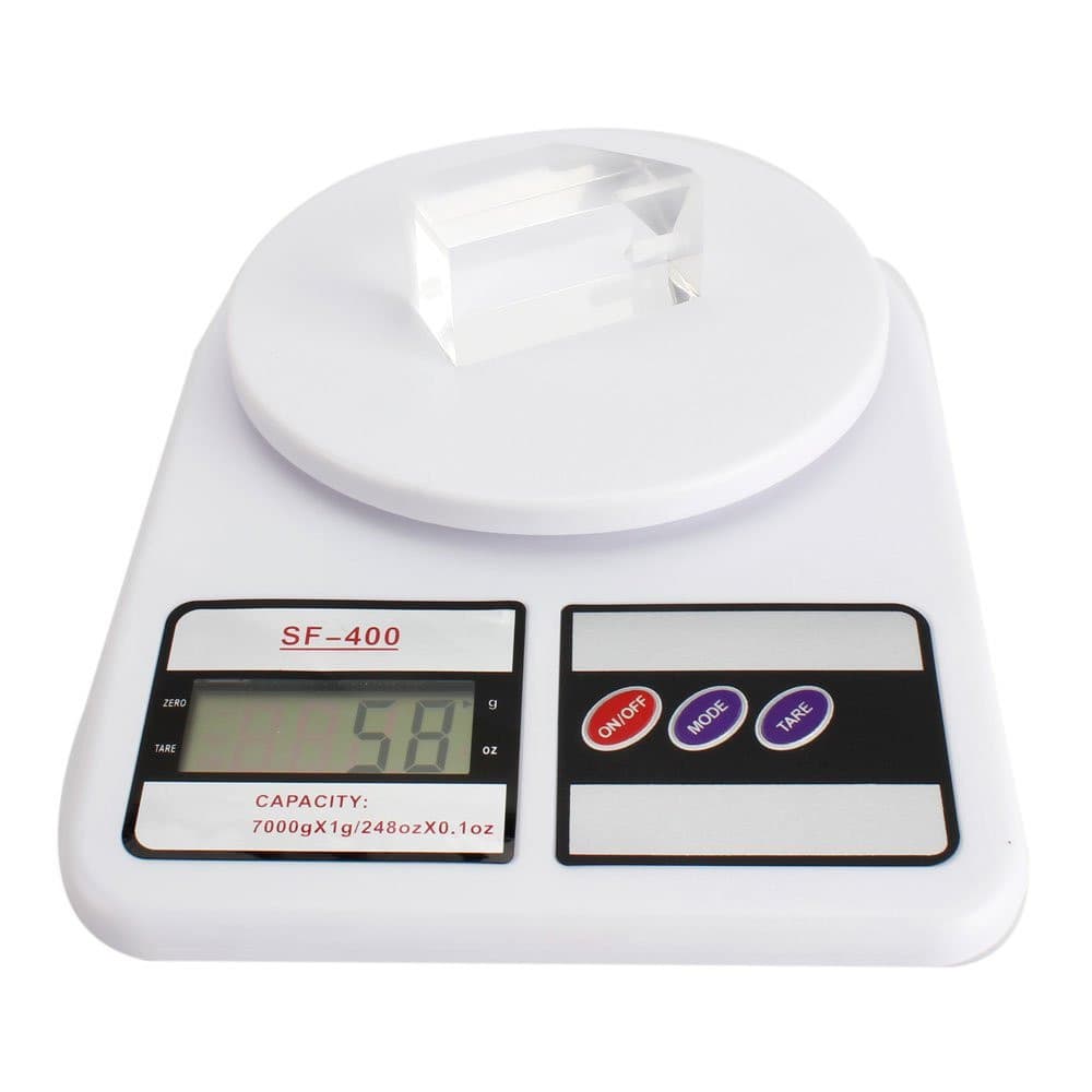 Электронные кухонные весы SF-400 до 7кг точность 1г 2xAA White (286299)