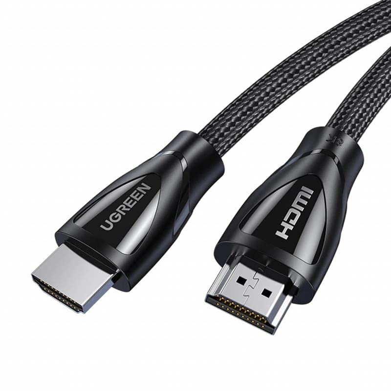 Кабель UGREEN HD140 HDMI to HDMI M-M 1 м V2.1 With Braid 8K 60Hz/4K 120Hz Black (80401)