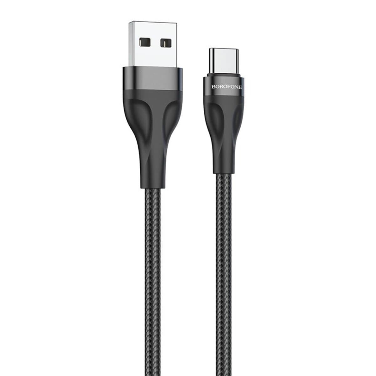 Кабель BOROFONE BX61 Source charging data cable USB to Type-C 3A 1м Black