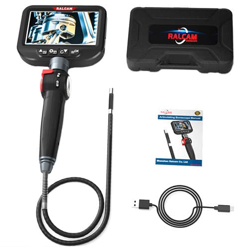 Автомобільний ендоскоп RALCAM H408B 1м 180град 4.3'' ЖК HD 2MP 8.5мм 2600mAh Black (537004)