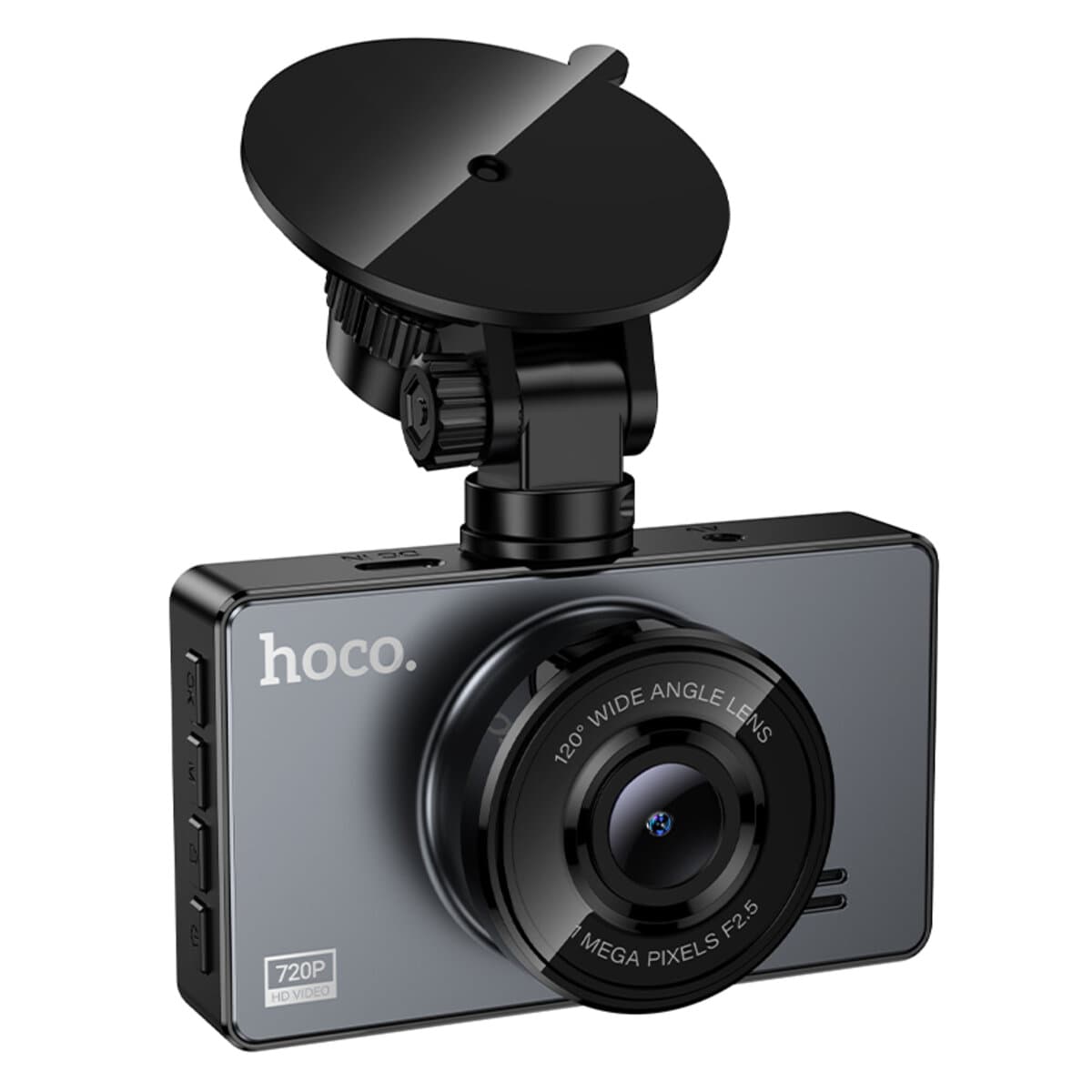 Автомобільний відеореєстратор HOCO DV14 3-inch screen display driving recorder 720P 200mAh Black
