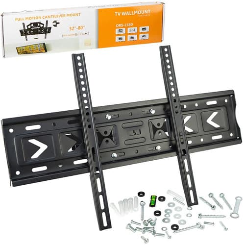 Настенный крепеж кронштейн для телевизора монитора поворотный ORS-L580 32-80'' Black (989345)