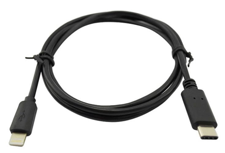 Кабель S0748 USB 3.1 Type C - Lightning MM 1м Black