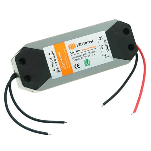 Блок живлення трансформатор LED драйвер AC-DC 220-12В 36Вт для LED-стрічок (312924)