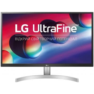 Монітор LG 27UL500-W 27" IPS 2xHDMI DP 4K White (27UL500-W)