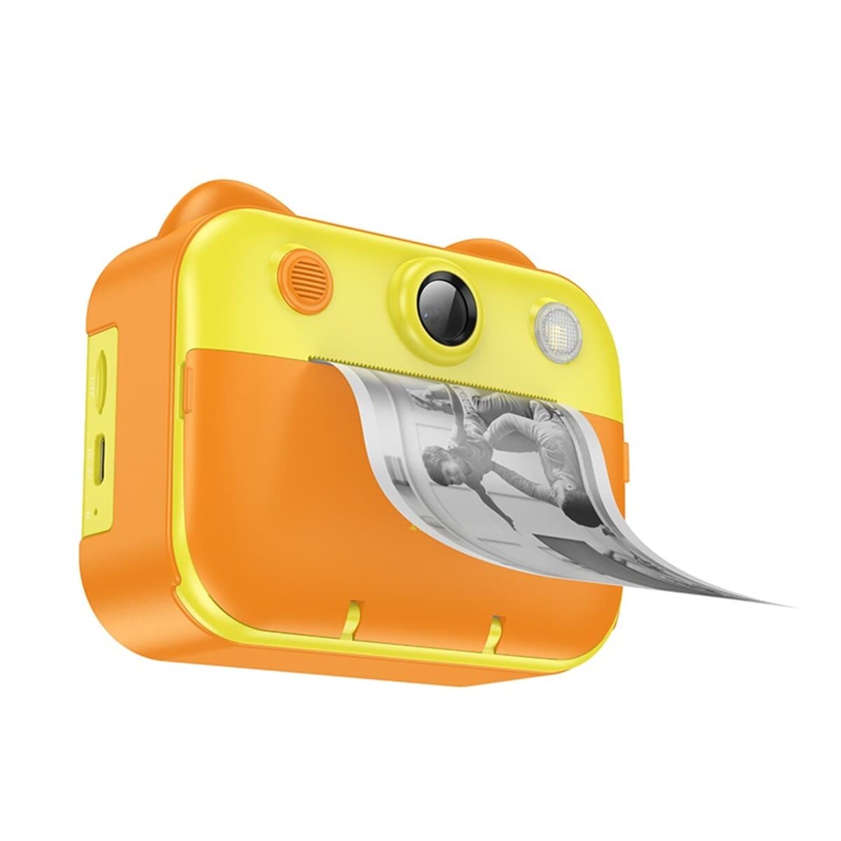 Дитячий фотоапарат з функцією друку HOCO DV204 0.3Mpx Dual-camera children printing camera 1200mAh Yellow
