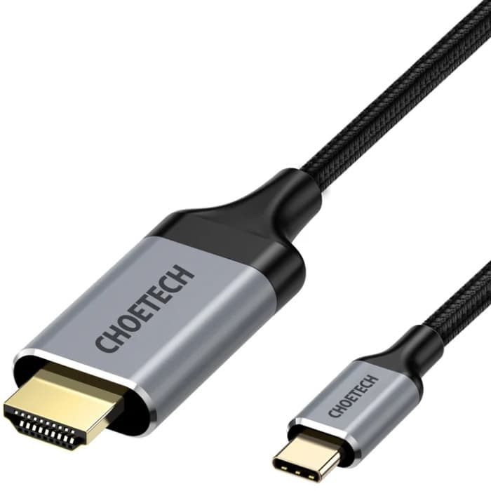 Кабель Choetech USB 3.1 Type-C M to HDMI M 2m 4K 60Hz Grey (CH0021-BK)