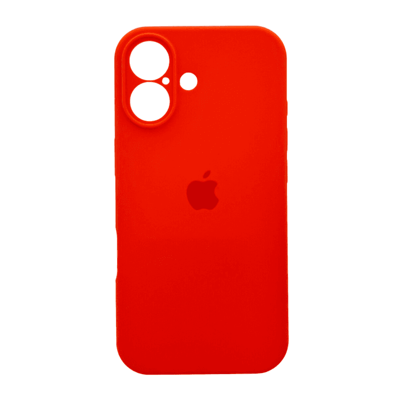 Защитный чехол-накладка Silicone Full Case AA Camera Protect для Apple iPhone 17 Apricot (FullAAi17-2)
