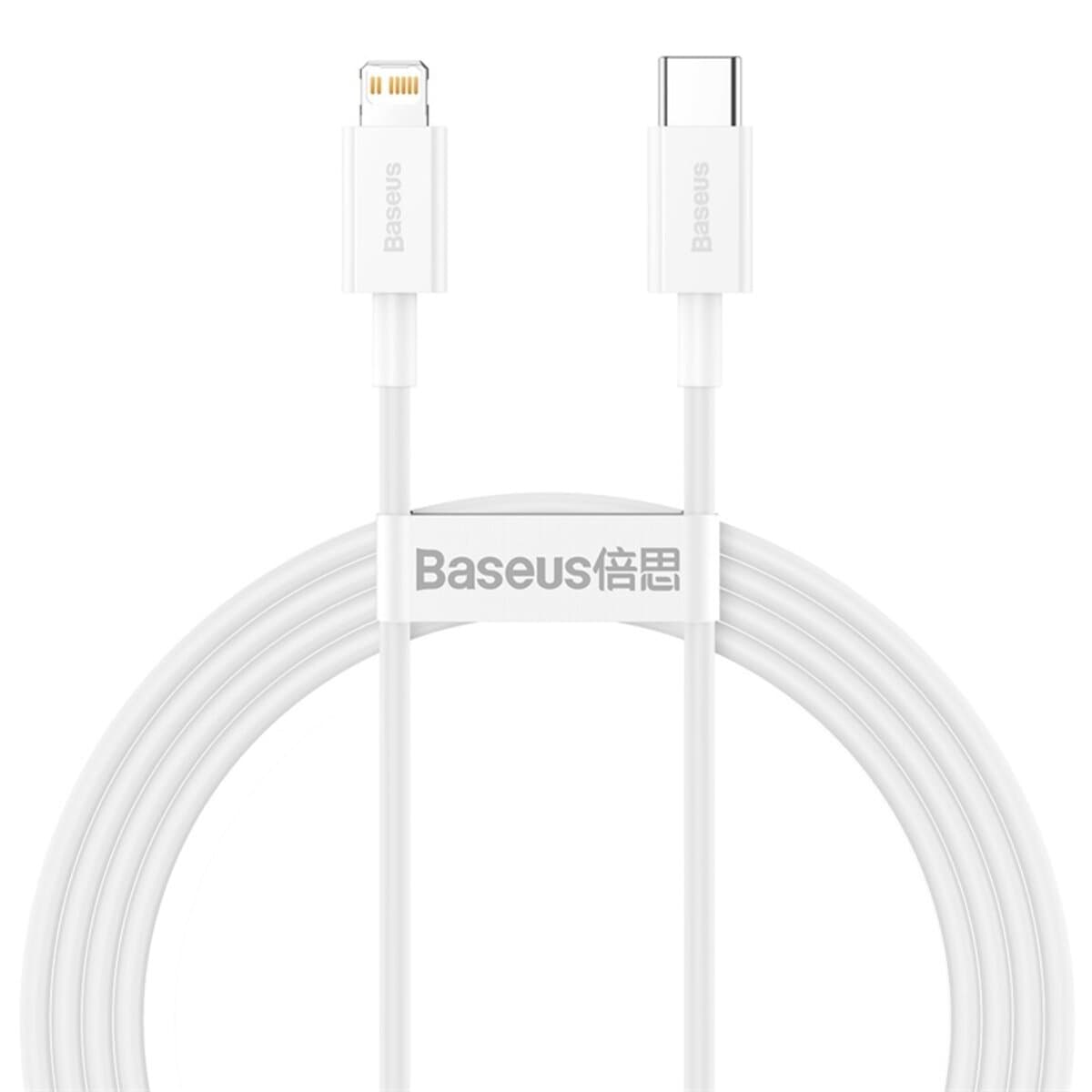 Кабель Baseus Superior Series Fast Charging Data Cable Type-C to Lightning PD 20W 1.5m White (CATLYS-B02)