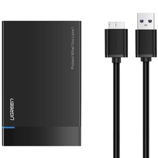 Внешний карман для HDD/SSD M.2 UGREEN US221 SATA USB 3.0 Black (30848)