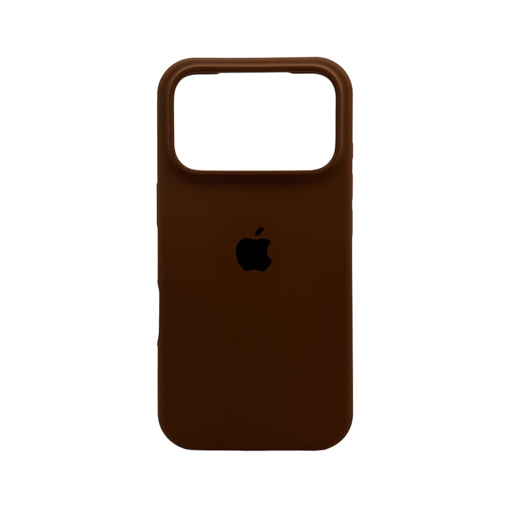 Захисний чохол-накладка Silicone Full Case AA Open Cam для Apple iPhone 17 Pro Choco (FullOpeAAi17P-75)