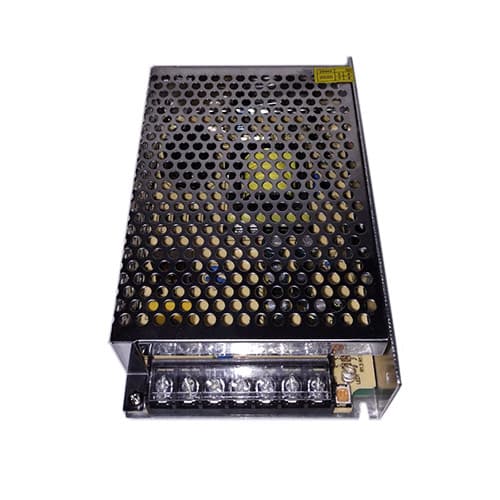 Перфорований блок живлення UAlectric S-120-12 12В 10А 120Вт 2-кан для LED-стрічок CCTV Grey (888551)