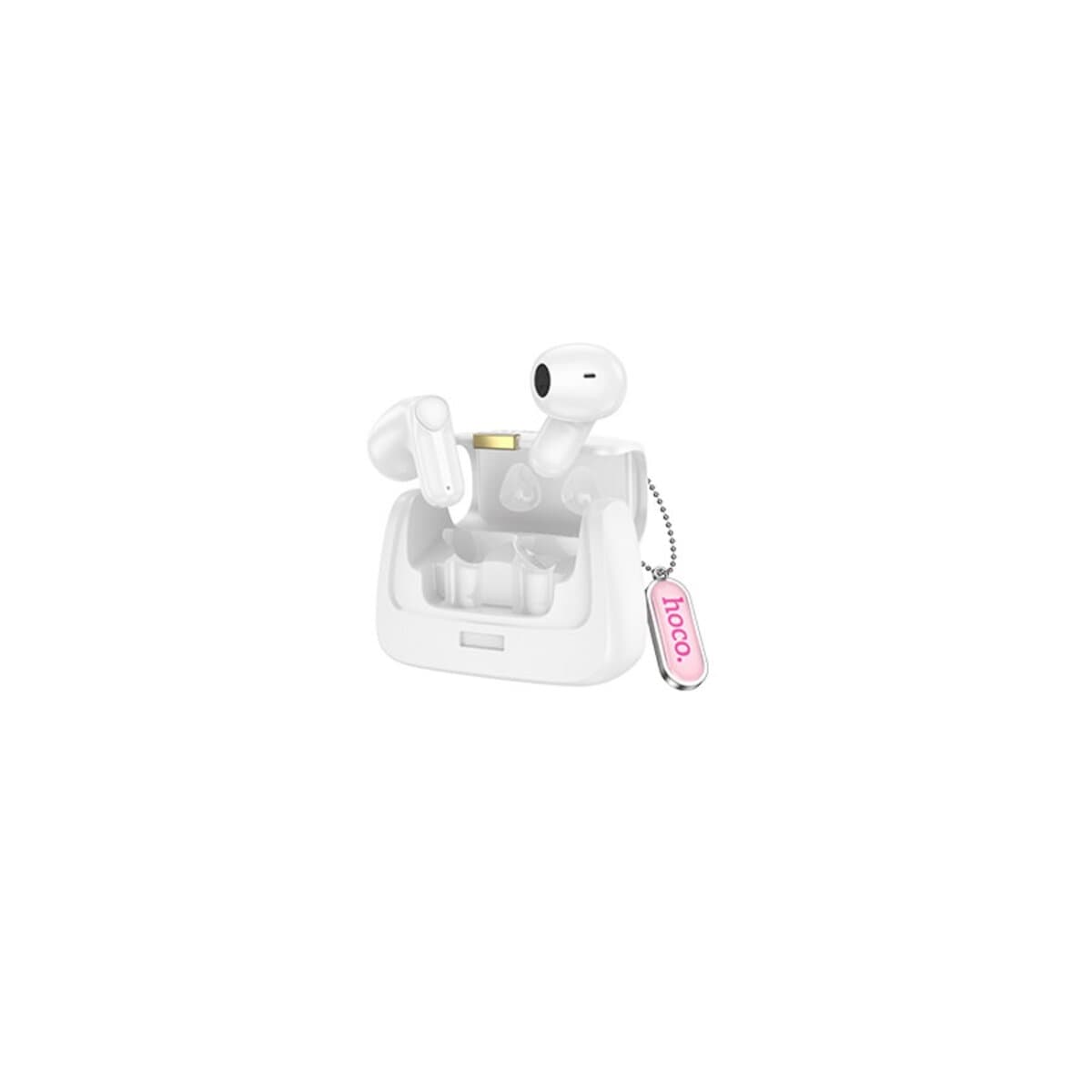 Бездротові навушники HOCO DES35 Dawn handbag BT5.3 headset 300 mAh White
